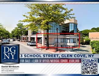 Plus de détails pour 3 School St, Glen Cove, NY - Bureau à vendre