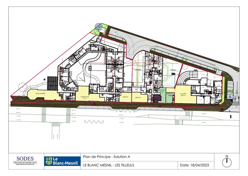 79 Avenue Descartes, Le Blanc-Mesnil for lease - Building Photo - Image 2 of 3