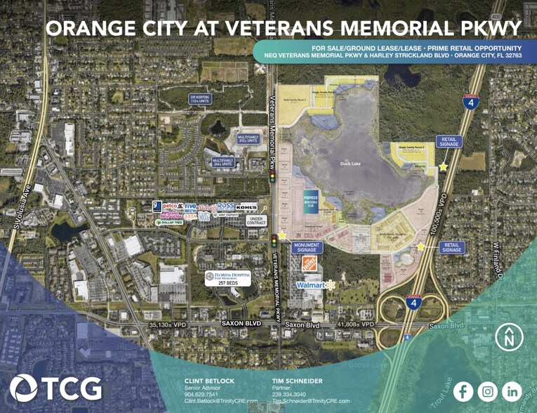 NEQ VETERANS MEMORIAL PKWY, Orange City, FL à vendre - Photo principale - Image 1 de 2