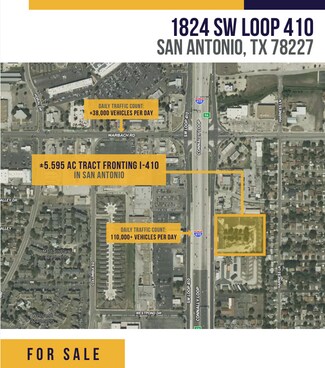 Plus de détails pour 1824 SW Loop 410, San Antonio, TX - Terrain à vendre