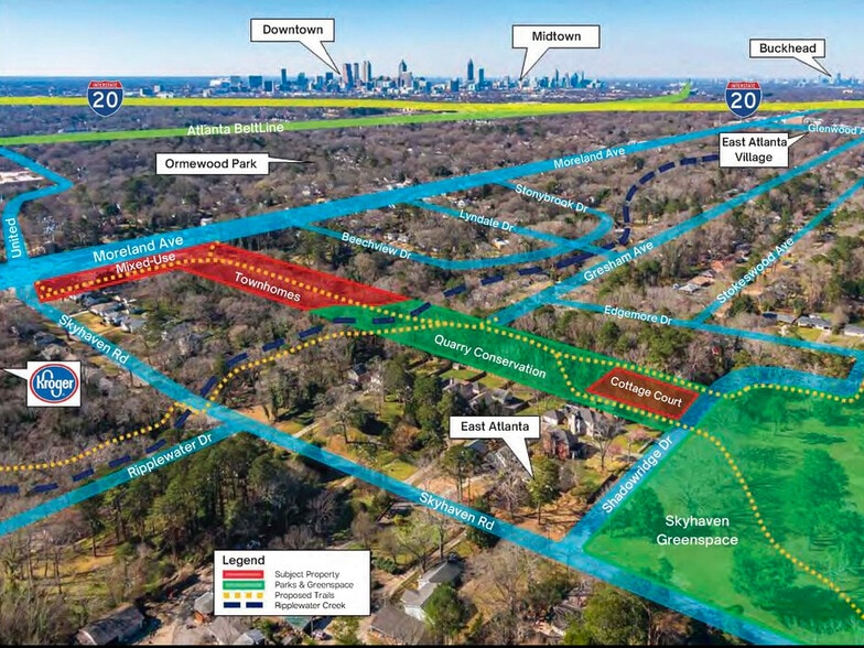 1058-1120 Moreland, Atlanta, GA for sale - Primary Photo - Image 1 of 1