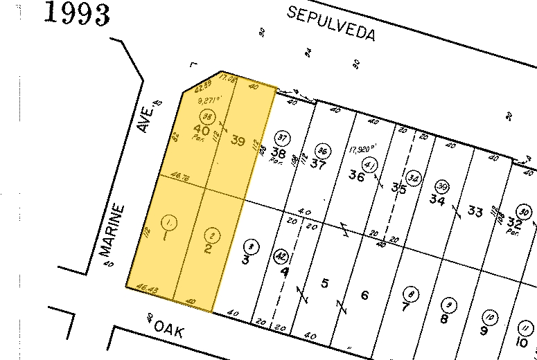 2417 N Sepulveda Blvd, Manhattan Beach, CA for lease - Plat Map - Image 2 of 15