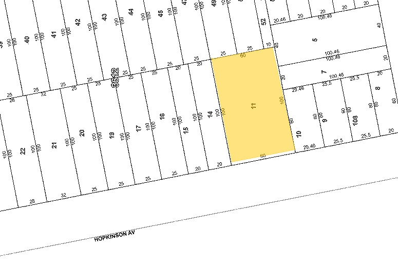 913-919 Thomas S Boyland St, Brooklyn, NY à vendre - Plan cadastral - Image 3 de 3