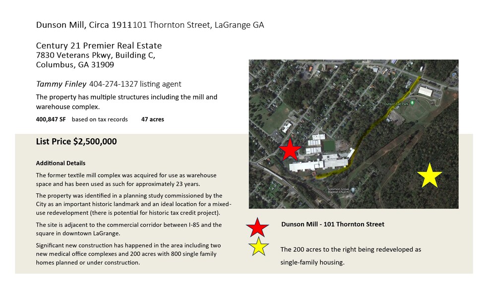 101 Thornton Street, Lagrange, GA à vendre - Photo du bâtiment - Image 2 de 4
