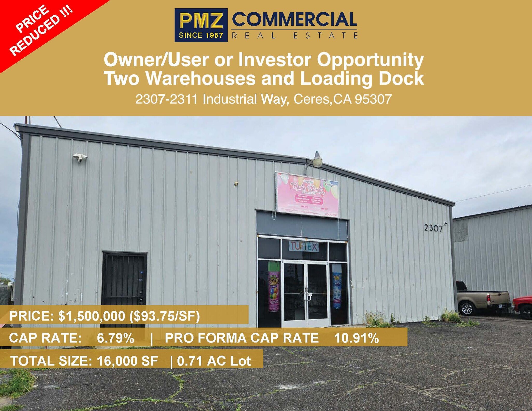 2307-2311 Industrial Way, Ceres, CA à vendre Photo du bâtiment- Image 1 de 1