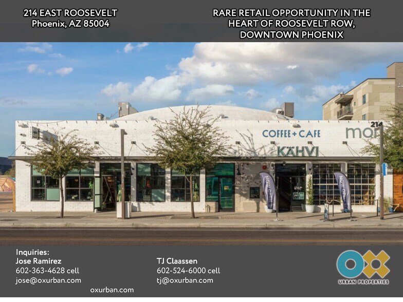 214 E Roosevelt St, Phoenix, AZ à louer - Photo du bâtiment - Image 2 de 27