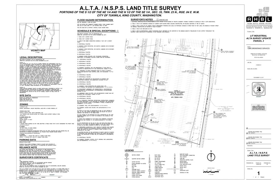 18200 Andover Park W, Tukwila, WA à vendre - Plan de site - Image 3 de 3