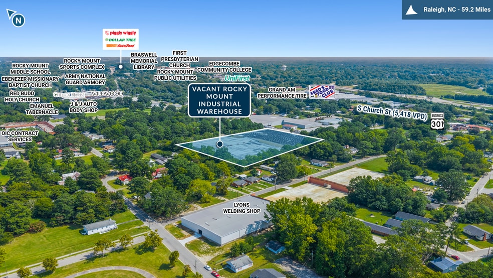 320 Commerce Ct, Rocky Mount, NC for sale - Building Photo - Image 2 of 5