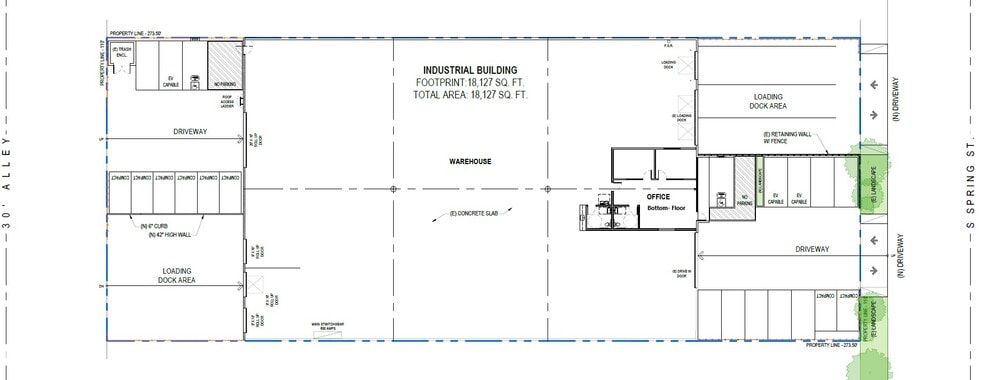 12821 S Spring St, Los Angeles, CA for lease - Site Plan - Image 2 of 2