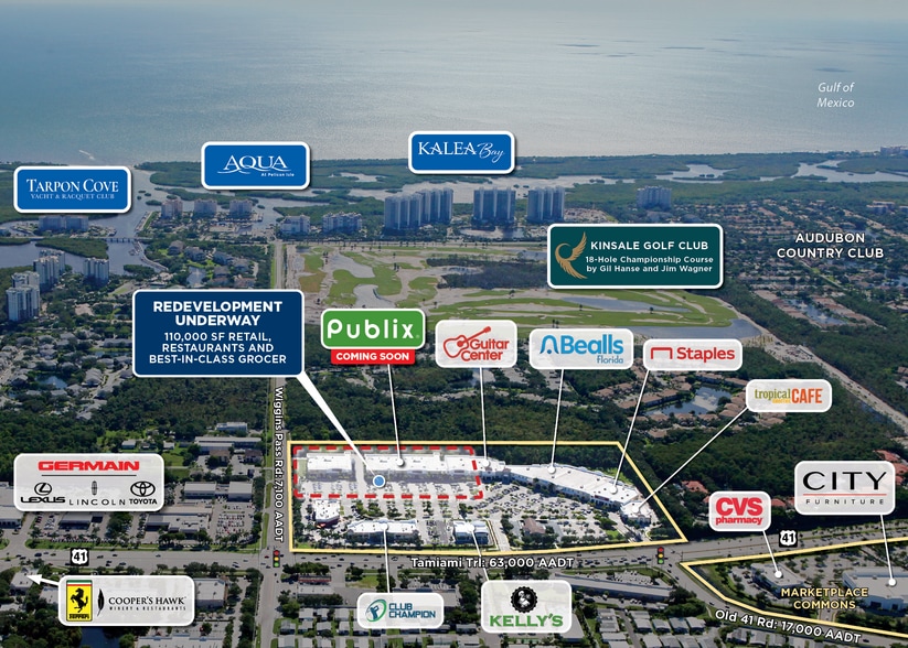 13575-13585 Tamiami Trl N, Naples, FL à louer - Aérien - Image 2 de 7