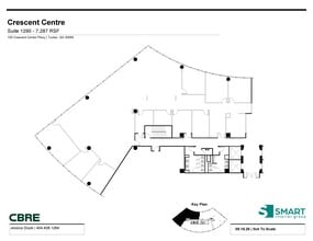 100 Crescent Centre Pky, Tucker, GA à louer Plan d’étage- Image 1 de 1