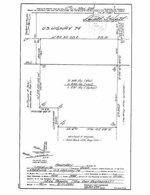 7130 E Marshville Blvd, Marshville, NC for sale Building Photo- Image 1 of 1