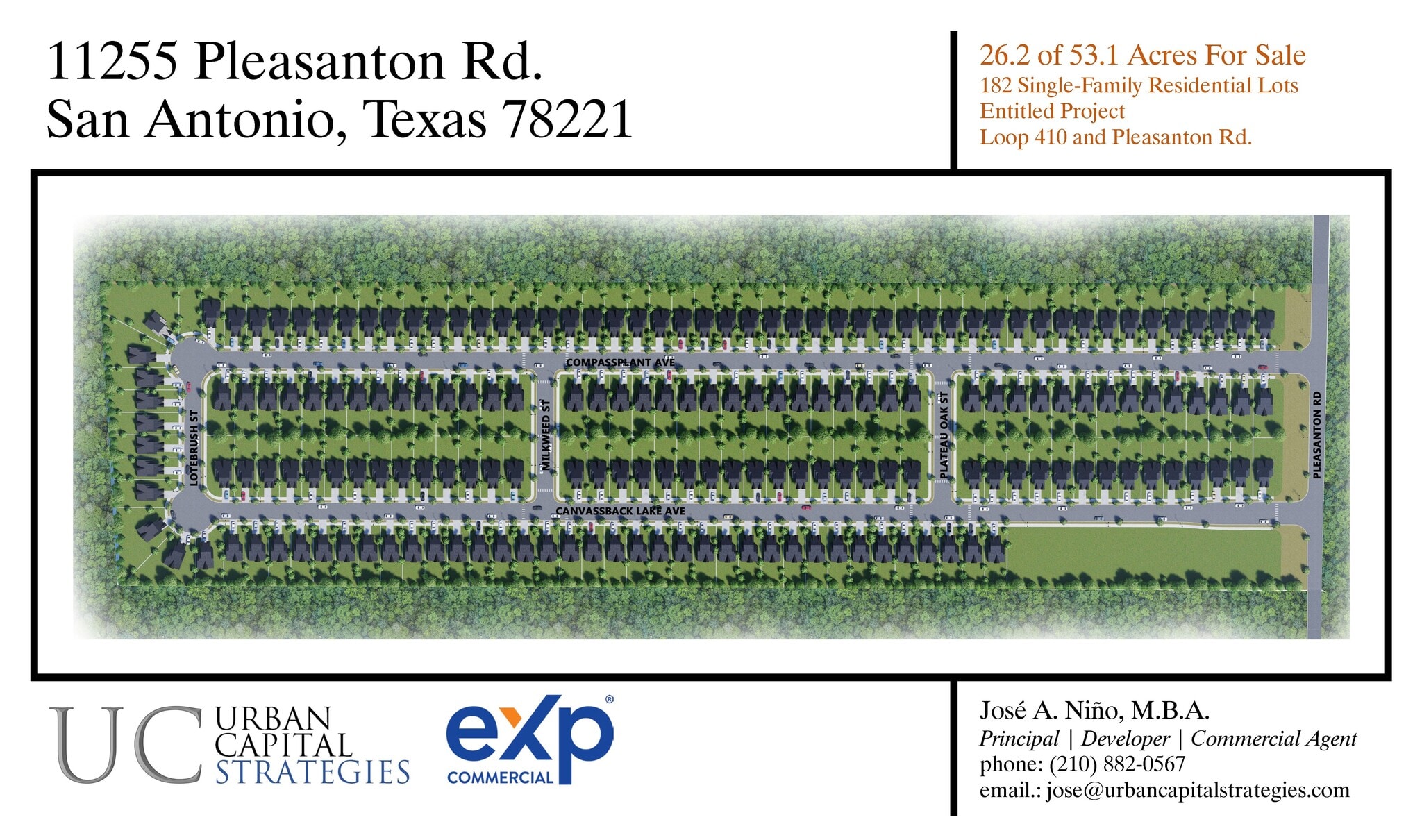 53-Acres, 11255 and 11095 Pleasanton Rd portfolio of 2 properties for sale on LoopNet.ca Aerial- Image 1 of 7