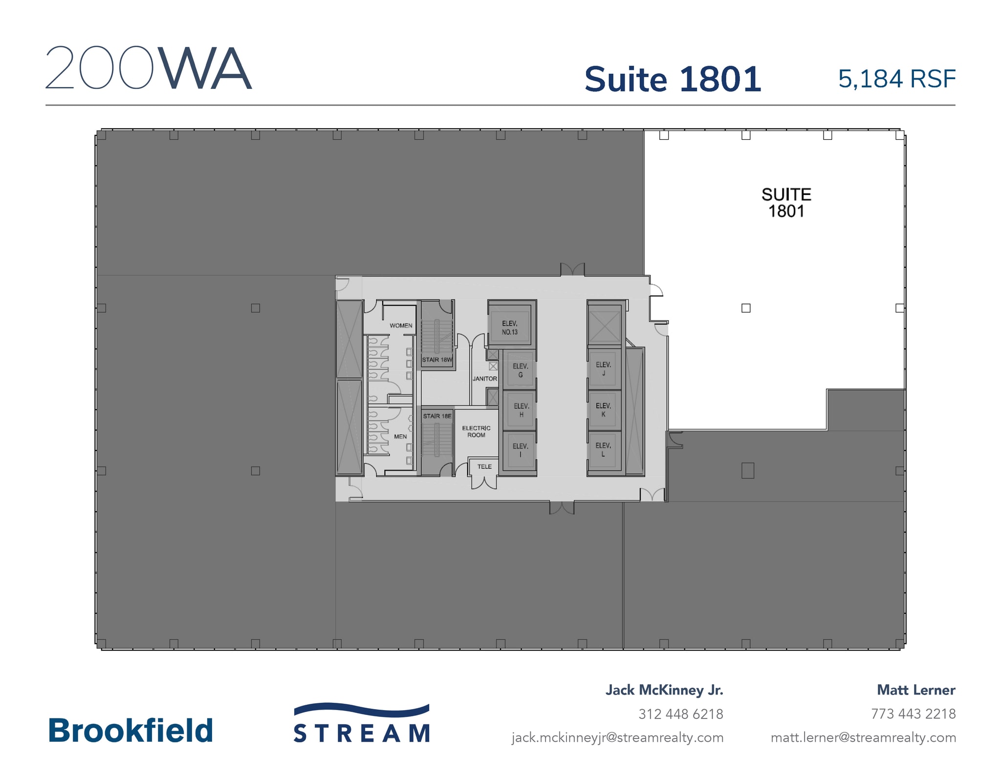 200 W Adams St, Chicago, IL for lease Floor Plan- Image 1 of 1