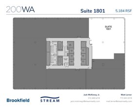 200 W Adams St, Chicago, IL for lease Floor Plan- Image 1 of 1