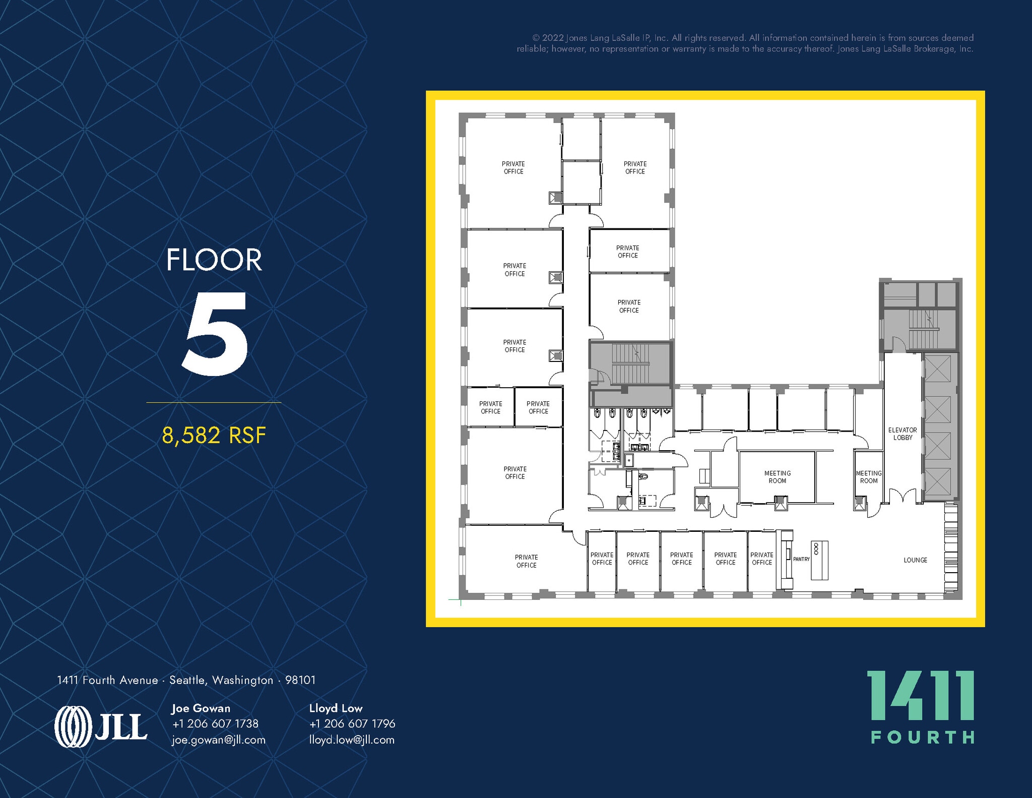 1411 4th Ave, Seattle, WA for lease Floor Plan- Image 1 of 1