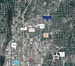 1117 20th St, Columbus, GA - Aérien  Vue de la carte