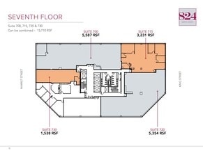824 N Market St, Wilmington, DE for lease Floor Plan- Image 1 of 1