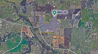 Intersection of SH 29 and County Road 120, Georgetown, TX - aerial  map view - Image1