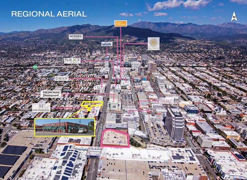 215-221 N Central Ave, Glendale, CA à vendre - Photo du bâtiment - Image 3 de 4