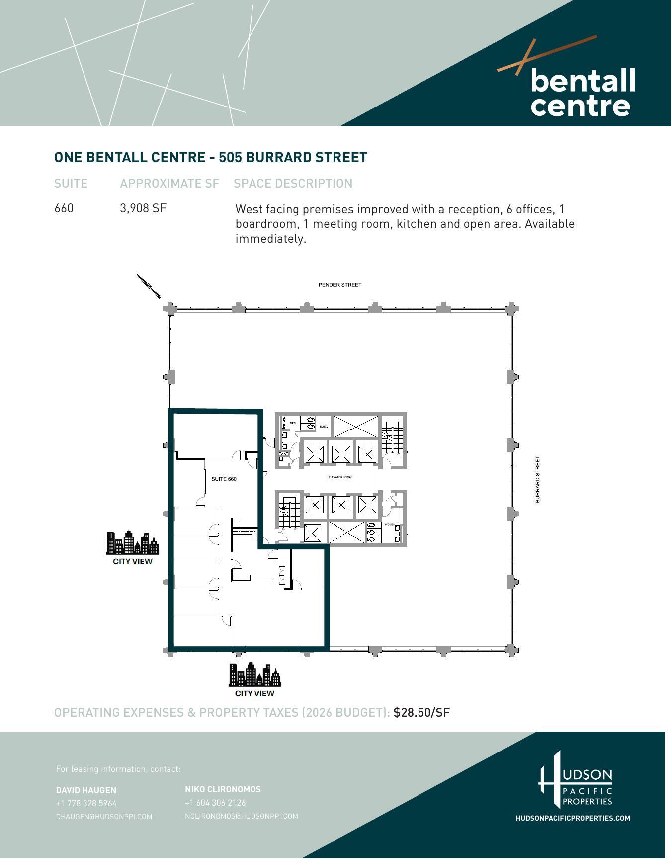 505 Burrard St, Vancouver, BC for lease Floor Plan- Image 1 of 1
