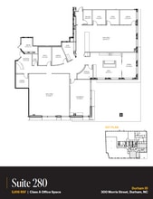 300 Morris St, Durham, NC for lease Floor Plan- Image 2 of 6