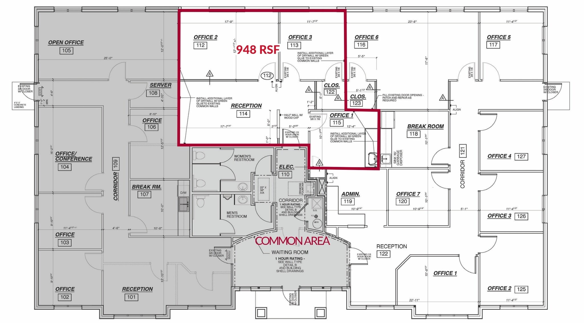 170 Rhoads Center Dr, Washington Township, OH for lease Floor Plan- Image 1 of 2
