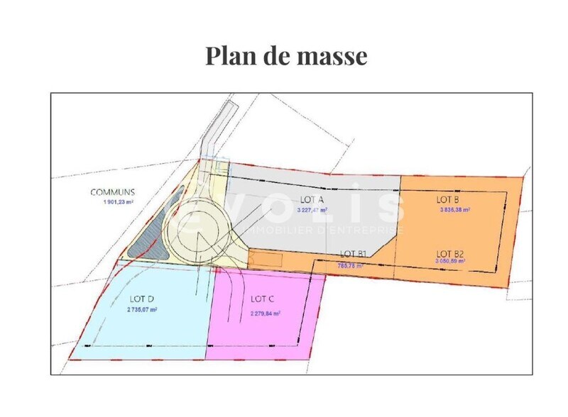 Rue Du Loup, Viriat for sale - Site Plan - Image 1 of 3
