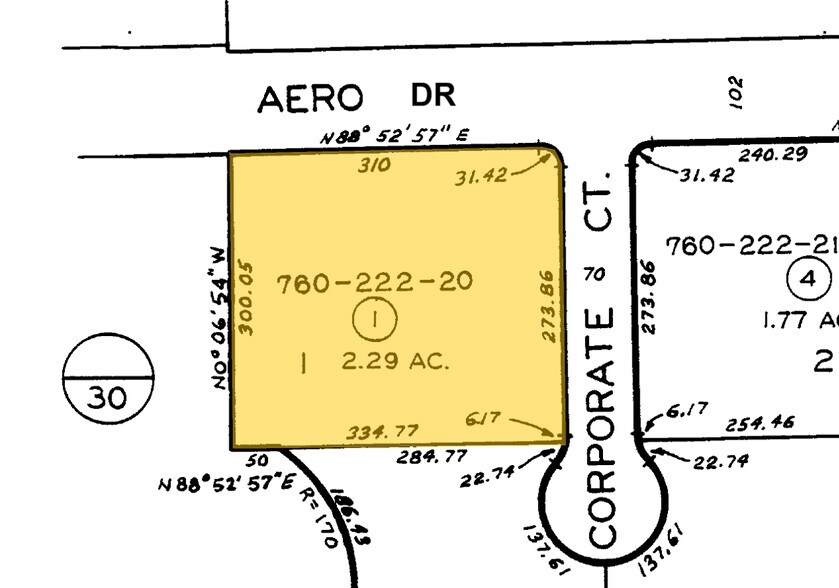 9085 Aero Dr, San Diego, CA à louer - Plan cadastral - Image 2 de 6
