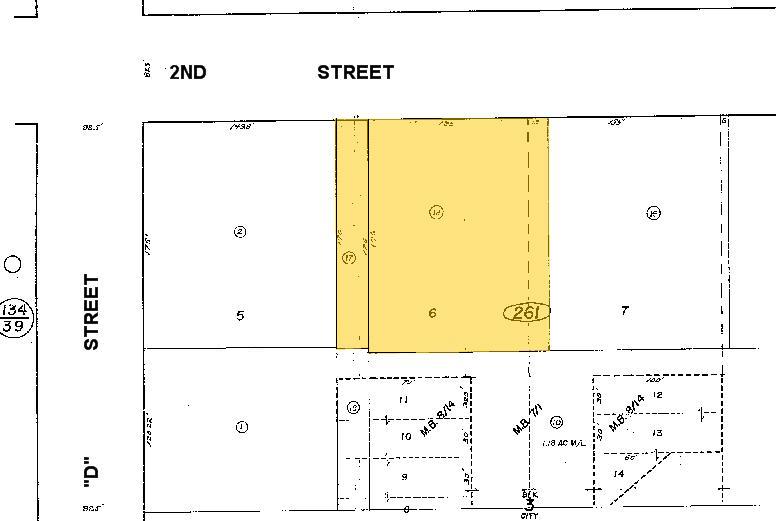 357 W 2nd St, San Bernardino, CA for lease - Plat Map - Image 2 of 6