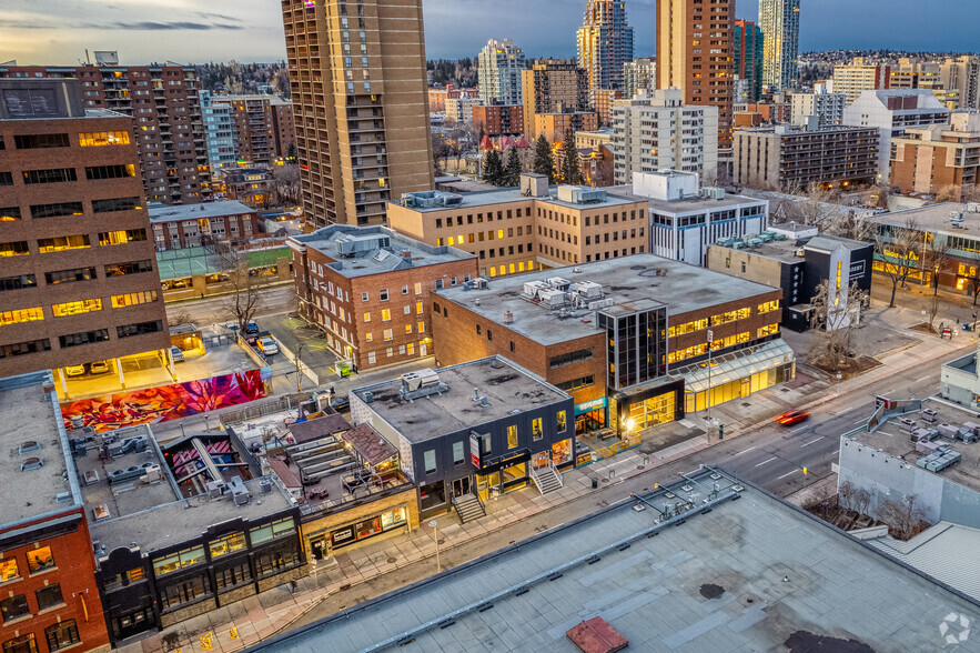 617 11th Ave SW, Calgary, AB for lease - Aerial - Image 2 of 4