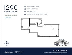 1290 Broadway, Denver, CO for lease Floor Plan- Image 2 of 2