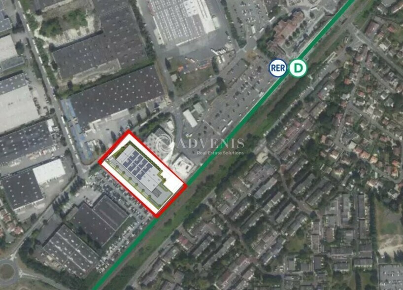 Avenue De La Gare, Louvres for sale - Aerial - Image 3 of 3