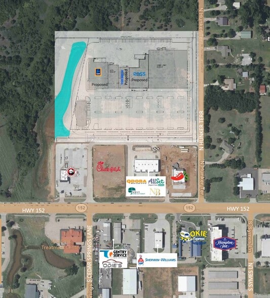 E Hwy 152 & Sara Rd, Mustang, OK for lease - Building Photo - Image 2 of 2