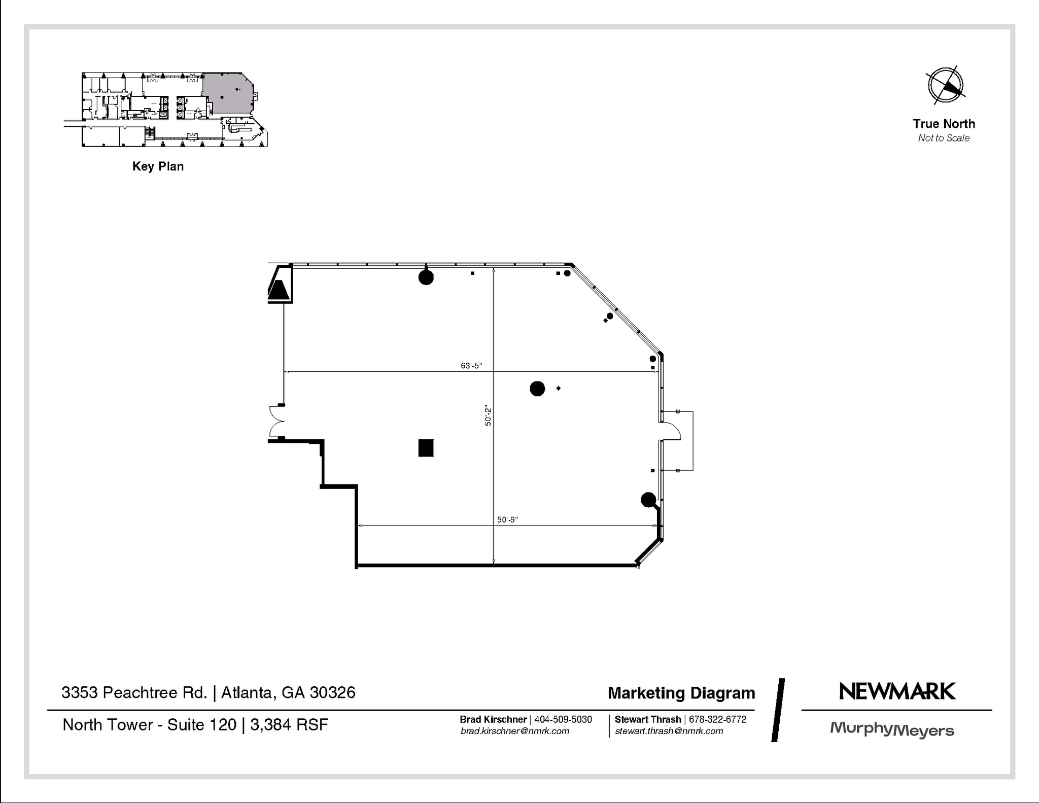 3353 Peachtree Rd NE, Atlanta, GA à louer Plan d’étage- Image 1 de 1