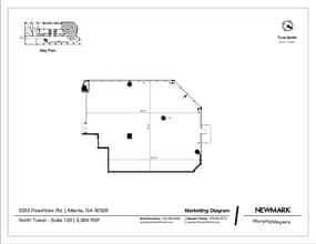 3353 Peachtree Rd NE, Atlanta, GA à louer Plan d’étage- Image 1 de 1