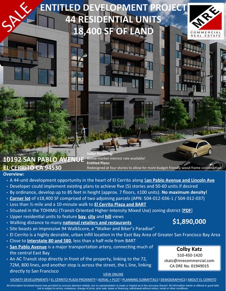 10192 San Pablo Ave, El Cerrito, CA for sale - Building Photo - Image 3 of 15