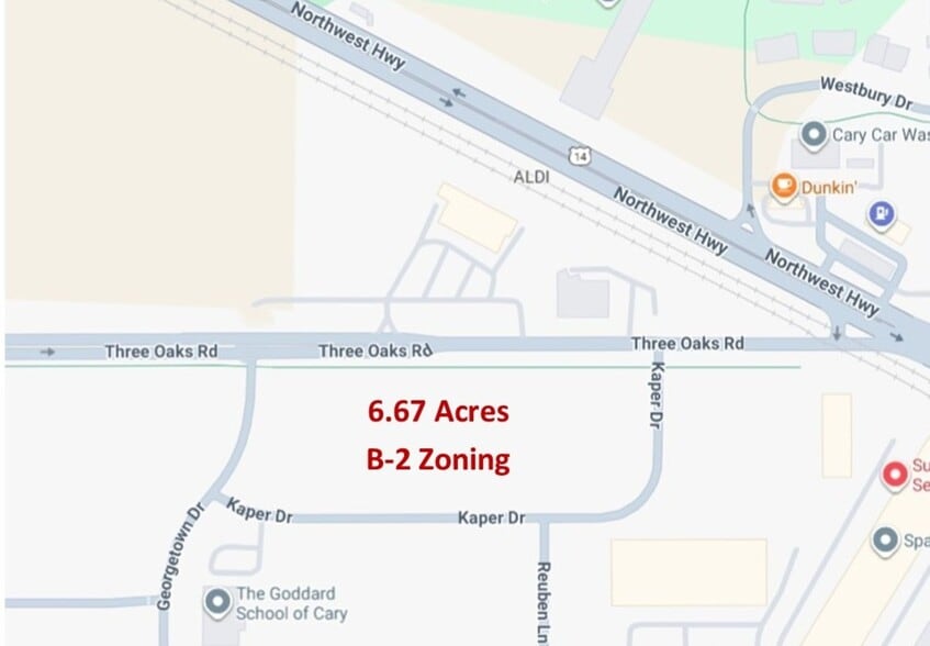 SEC Three Oaks & Georgetown Rd, Cary, IL for sale - Building Photo - Image 2 of 2