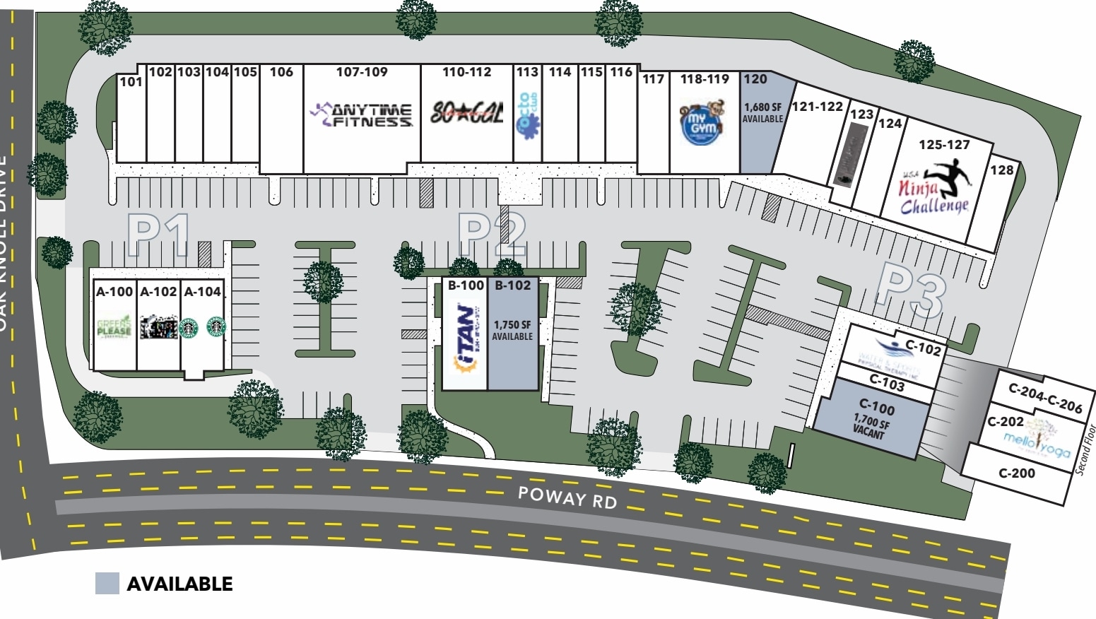 12202-12234 Poway Rd, Poway, CA for lease Site Plan- Image 1 of 1