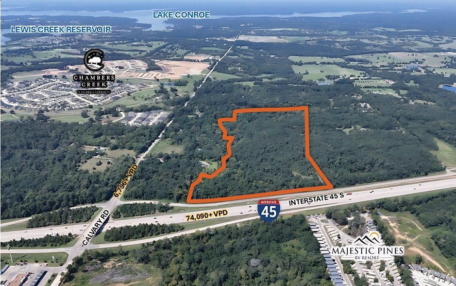 15201 N Interstate 45, Willis, TX à vendre - Aérien - Image 2 de 9