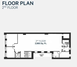 615-617 Yonge St, Toronto, ON for lease Floor Plan- Image 1 of 5