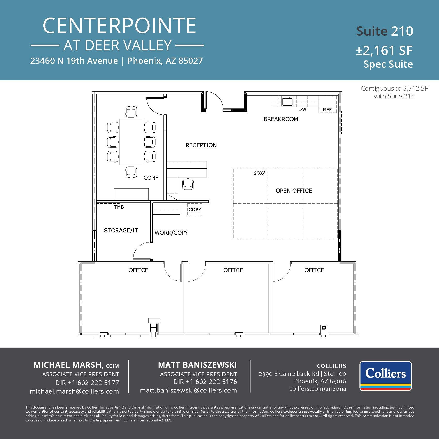 23460 N 19th Ave, Phoenix, AZ à louer Plan d’étage- Image 1 de 1