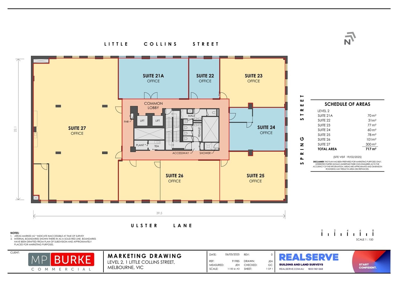 1 Little Collins St, Melbourne, VIC 3000 - Unité 26 - - Plan d’étage - Image 1 of 1