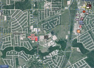 6516 New York Ave, Arlington, TX - AERIAL  map view