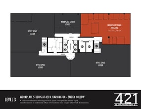 421 N Harrington St, Raleigh, NC à louer Plan d’étage- Image 1 de 1