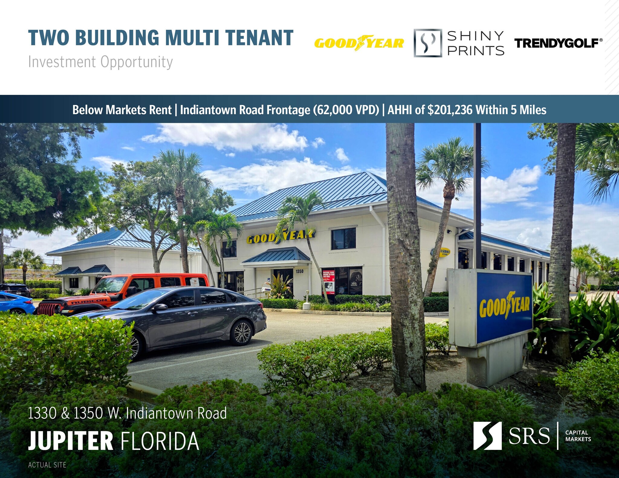 Goodyear Multi-Tenant - Jupiter FL portefeuille de 2 propriétés à vendre sur LoopNet.ca Photo du bâtiment- Image 1 de 13