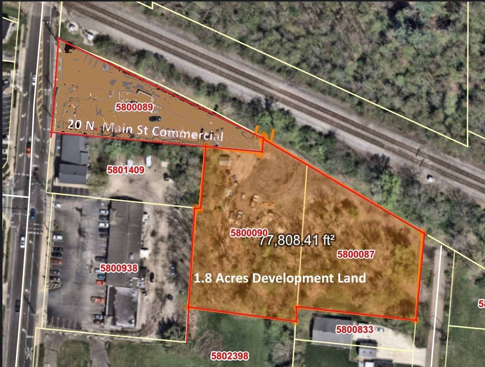 20 N Main St, Munroe Falls, OH for sale Aerial- Image 1 of 2
