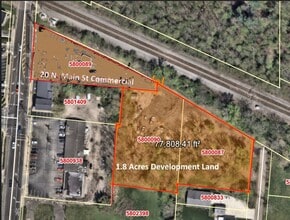 20 N Main St, Munroe Falls, OH - Aérien Vue de la carte