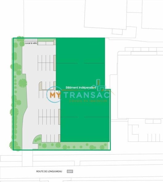 Flex in Chilly-Mazarin for lease - Site Plan - Image 3 of 5