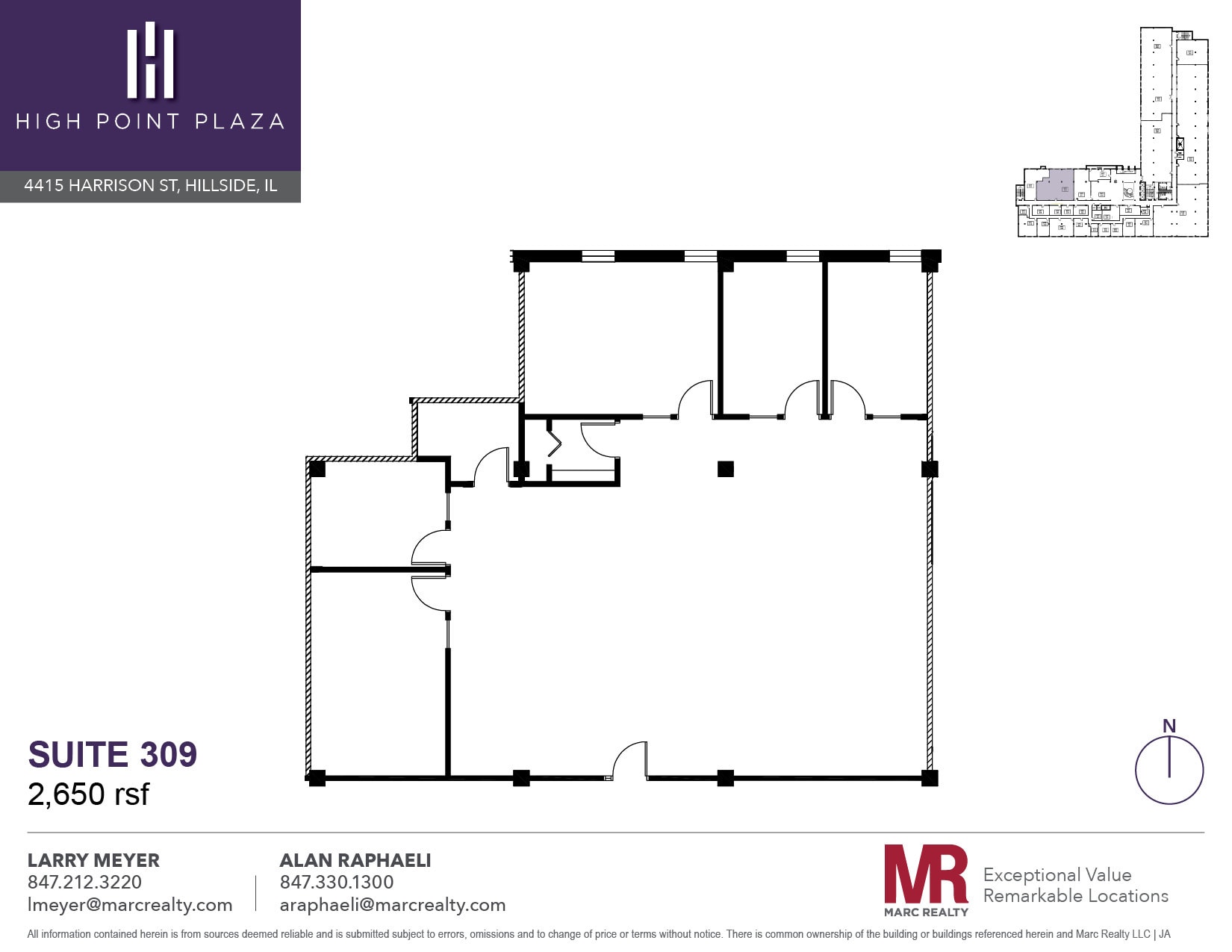 4415 W Harrison St, Hillside, IL for lease Floor Plan- Image 1 of 1